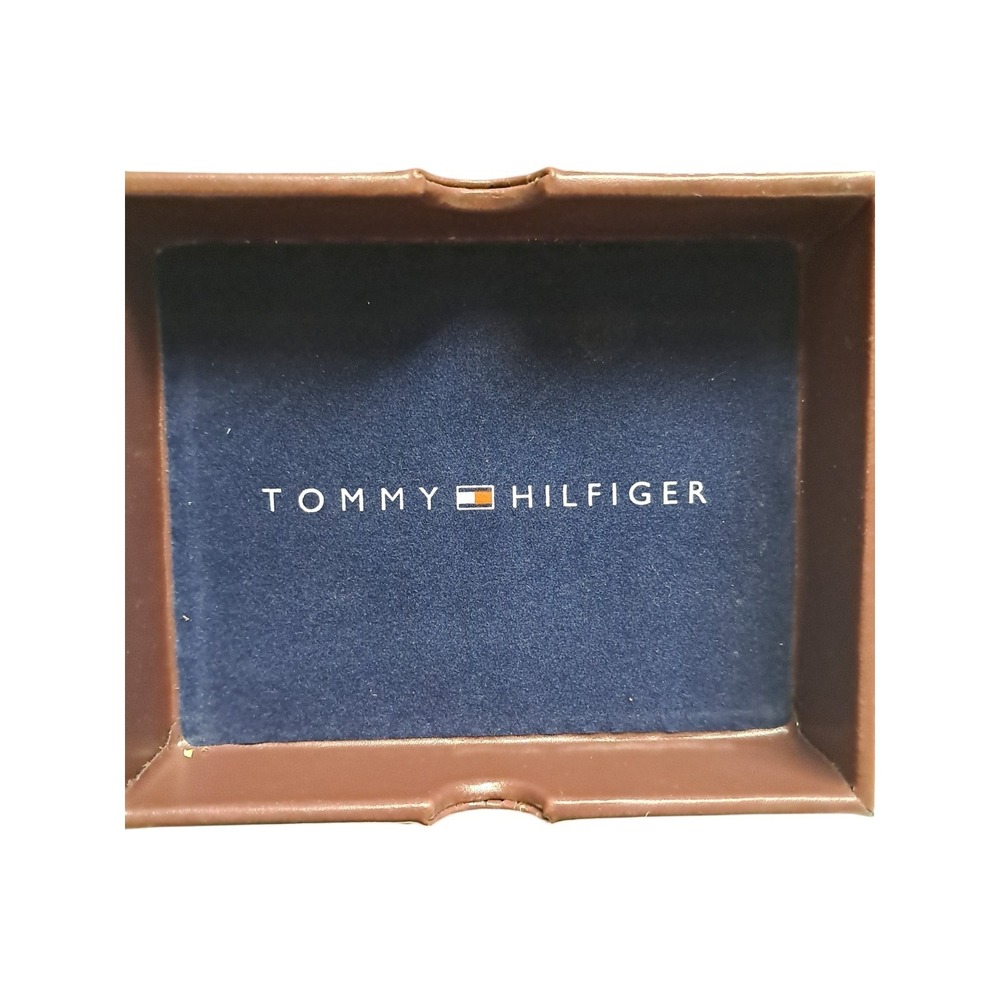 2005 Tommy Hilfiger Black Leather Bi Fold Wallet Passcase & Valet in Box - Picture 5 of 11